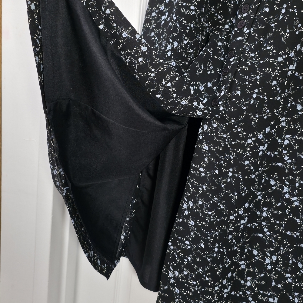 Taylor Black and White Floral Maxi Skirt - Picture 7 of 7